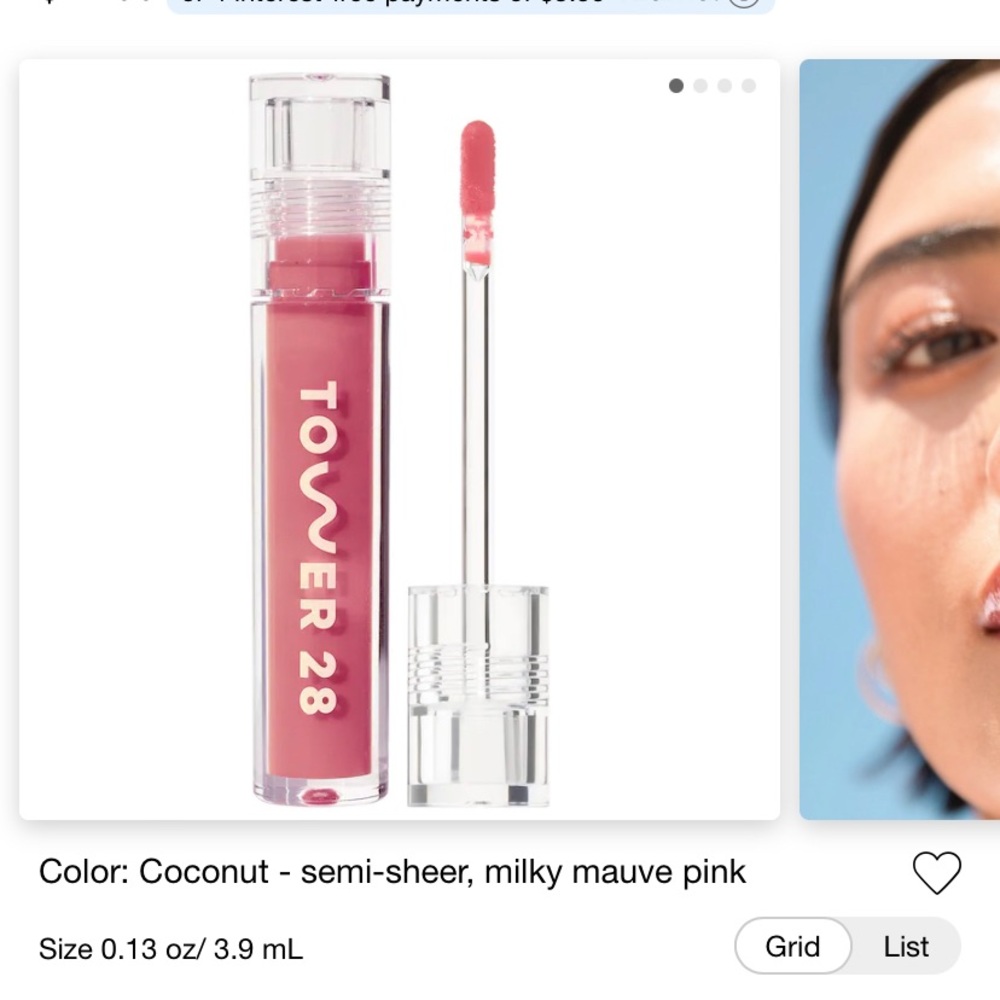 Tower 28 Milky Lip Jelly in Coconut